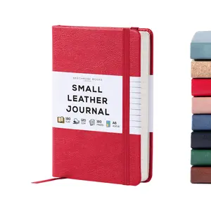 BEECHMORE BOOKS Lined Journal Notebook, 4.1 x 5.8 inch, A6 160 Lined Pages, Hardcover Leather Journals for Women, Men, Writing and Notebooks for Work - 120 GSM Thick Paper, Gifts Box Included