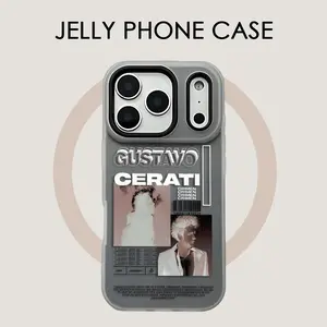 PIKPAKA G-Gustavo CeratiS Singer Trend Fashion Cool Luxury Music Logo Phone Case Cover For IPhone 17 16 15 14 13 12 11 Pro Max Plus Mini Luxury Jelly Material Case Fashion Durable Crystal Clear Stylish Shockproof Scratch-Resistant Perfect Fit
