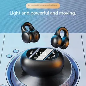 Mirror Display Wireless Ear Clip Bluetooth Earphones | Sports