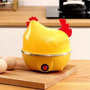 Mini Breakfast Machine Egg Cooker Steamer, Automatic Shut off Kitchen Appliance, Plug-In Heated Rice Warmer, Home Use Small Electric Device