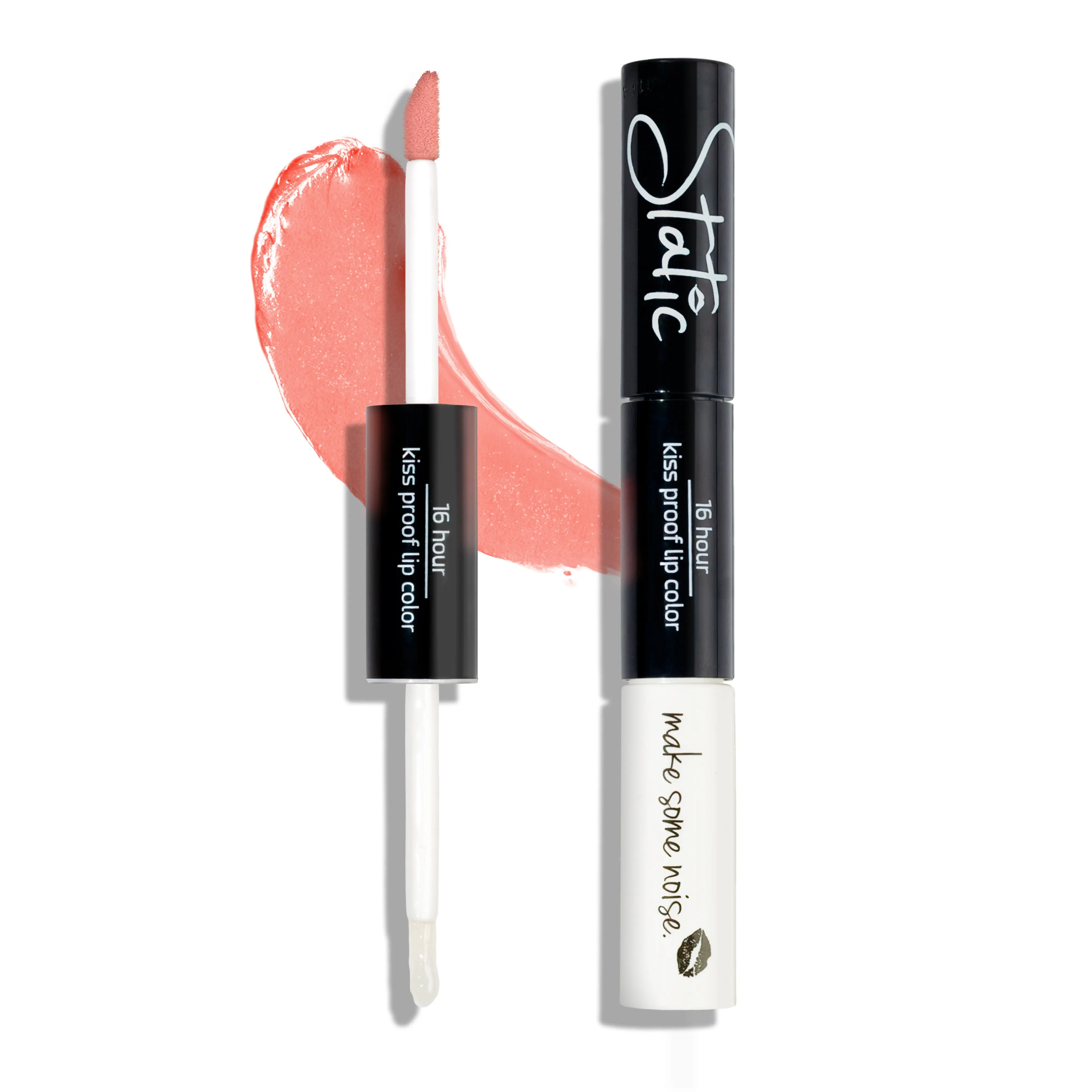 Static Kiss Proof Lip Color - Frosted Pink/Beige, 16 Hour Endless Color, Smooth & Moisturized Lips, Transfer Proof, High Impact