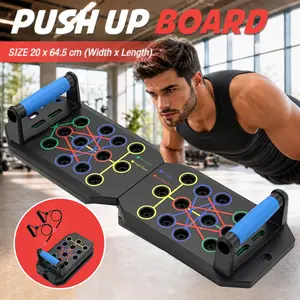 Push Up Board, 28 in 1 Foldable Push Up Bar with Handles, Portable Home Gym Workout Equipment, Full Body Strength Training Gear, Push Up Exercise Board for Men Women, Space Saving Fitness Equipment