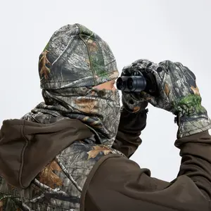 LOOGU Camo Balaclava for Hunting Winter Face Mask with Fleece High Quality Soft Polyester Thermal Lining One Size Fits Most Tactical Outdoor Gear