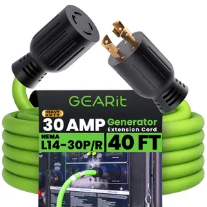 30 Amp NEMA L14-30 Generator Extension Power Cord 30 Amp NEMA L14-30 Generator Extension Power Cord