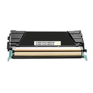 Lexmark AC-LCU746Y Compatible Toner Cartridge for C746A1YG, C746A2YG Printer, Yellow
