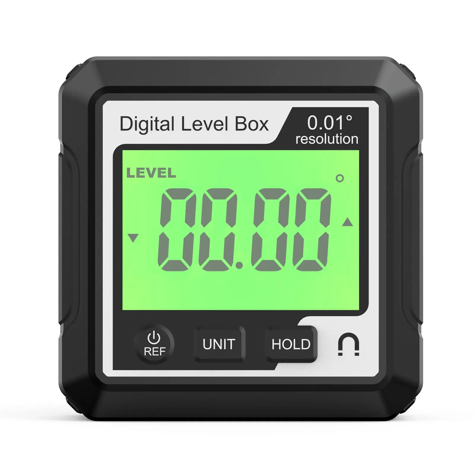 Large LED Display Digital Level Box With 2 Measurement Modes, 1 Count Magnetic Digital Angle Protractor Inclinometer Tools with Backlight for Manufact