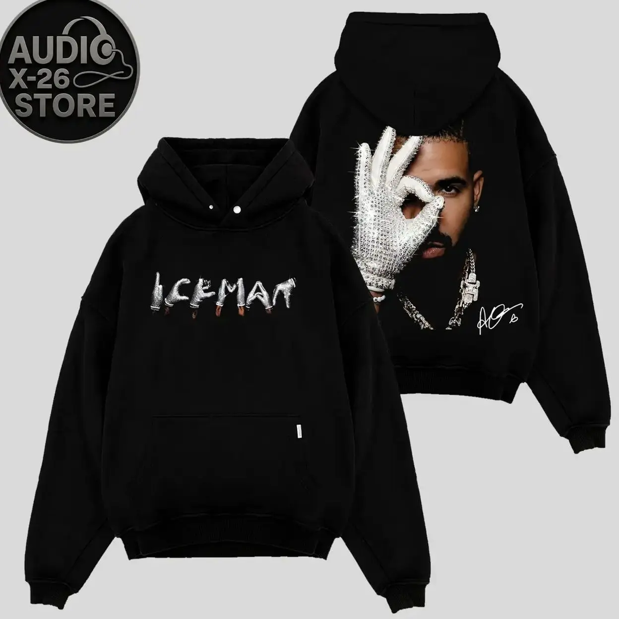 'Iceman' Drake Album 2026 Graphic For Team Drizzy High-Quality Cotton Hoodie T-Shirt, Drake Drizzy Fan Graphic Hoodie Tee, Ice-Man Album Merch Streetwear Graphic Shirt, Gift for Drake Fans Vintage Collector Tee BIR