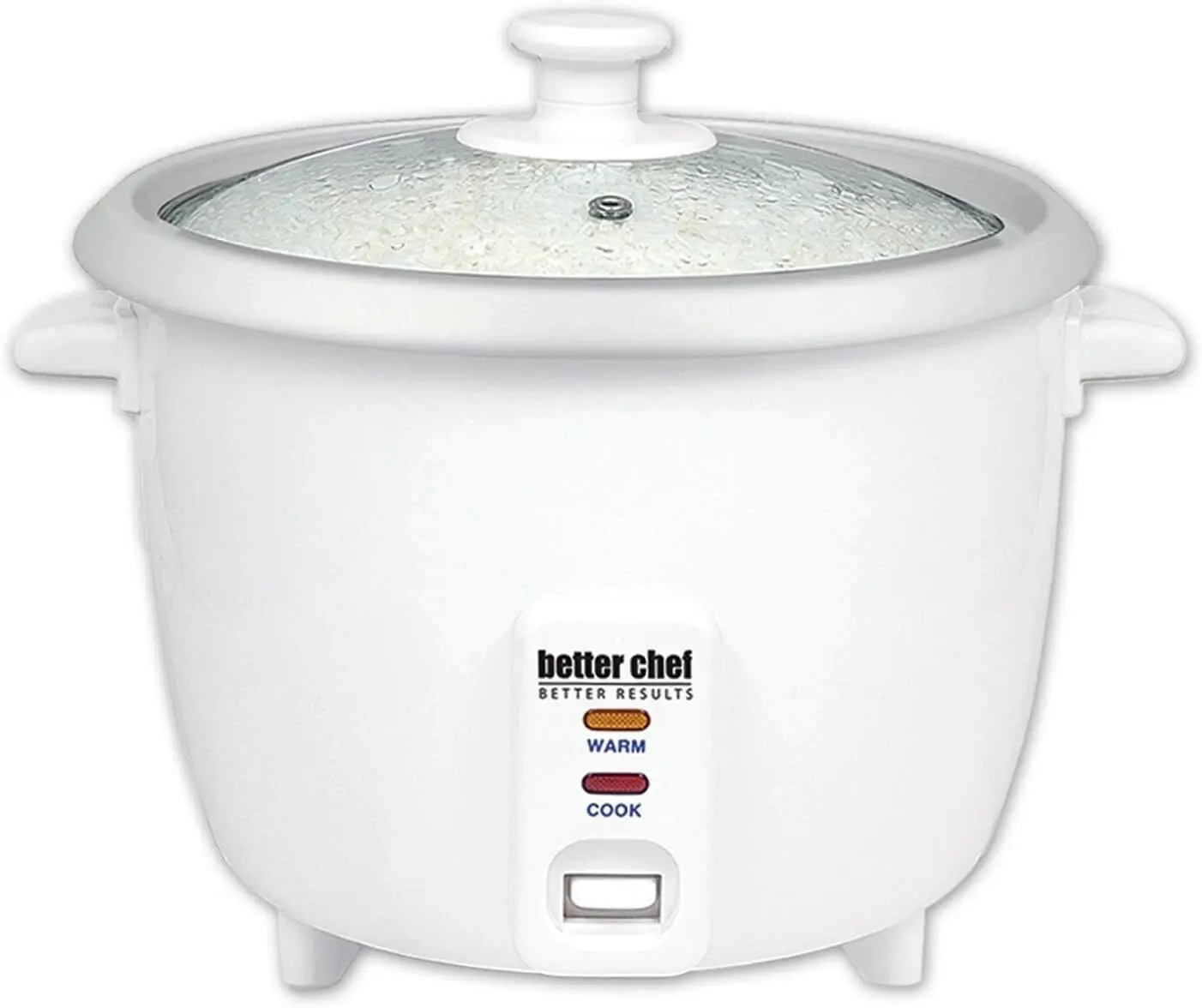 Better Chef Rice Cooker 8-cup Raw 16-cup Cooked Removable Bowl Paddle