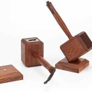 Beer bottle opener, handcrafted wooden multi-functional tool - A cool retro-style bottle opener suitable for men, a beer gift for dad, men, him, husband, boyfriend, dad gift, creative magnetic bottle opener