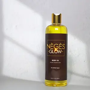 Nègès Glow Body Oil with Turmeric Oil for Smooth Hydrated Glow All Skin Types 16 fl oz