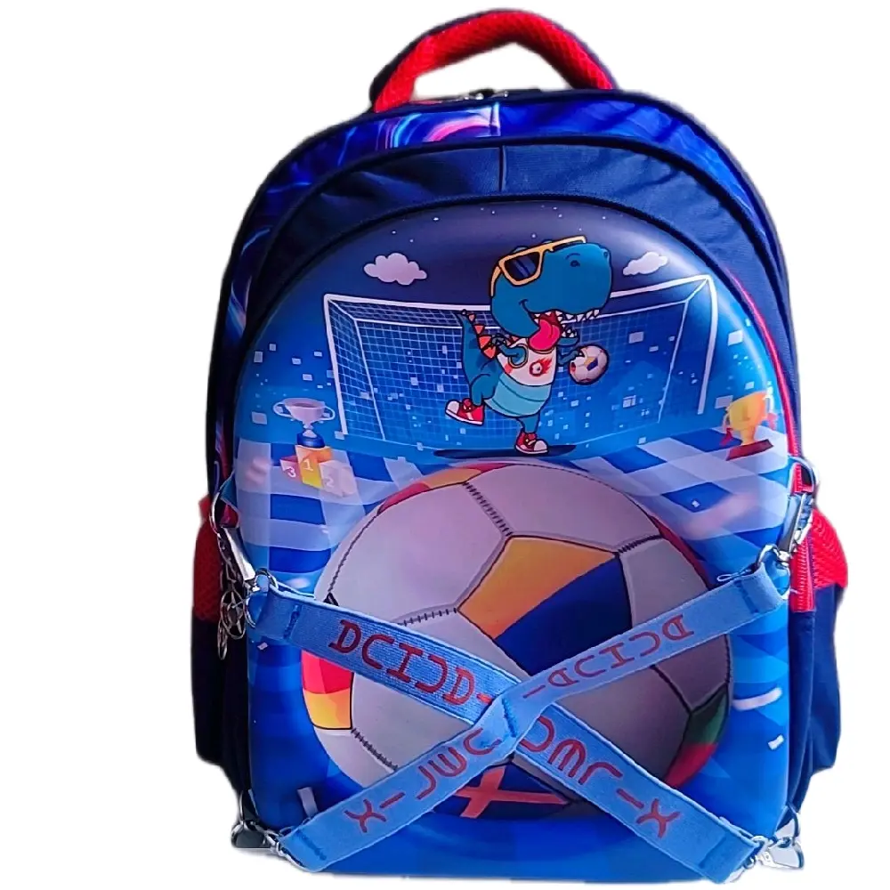 Backpack with Ball Storage for Ages 5 to 8 Featuring Soccer Theme Kids Backpack with Ball Storage Capabilities
