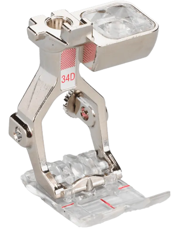 Bernina #34D Reverse Pattern Foot with Clear Sole