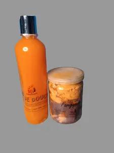 seli-sera and papaya shower gel duo / papaya and tumeric