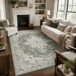 【SummerVibes】GENIMO Designer Rug – Soft, Non-Slip & Pet/Kid Friendly, Machine Washable, Easy Care, Perfect for Cozy Living Room Bedroom Kitchen Runway Home Decorative Rug