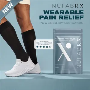 NUFABRX Capsaicin Infused Compression Socks for Pain Relief