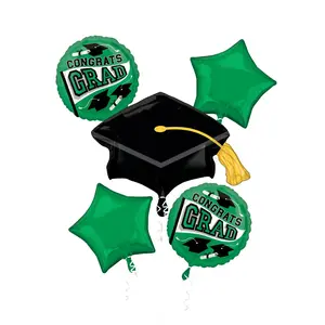Congrats Grad Festive Green Balloon Bouquet Congrats Grad Festive Green Balloon Bouquet