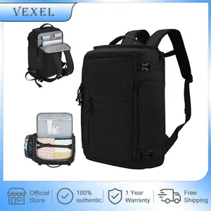 VEXEL 18-Inch Laptop Backpack – Dry-Wet Separation, Trolley Sleeve & Water-Repellent
