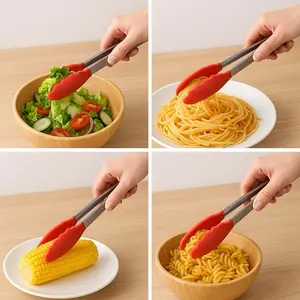 Silicone Tongs - Comes with 3 Different Sizes