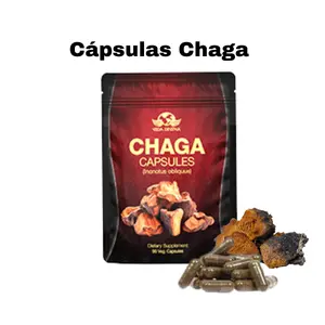 Chaga Mushroom Vida Divina 90 Capsules per Bag Natural Supplement with Vitamins, Minerals & Antioxidants for Immune System Support - Healthcare Dietary