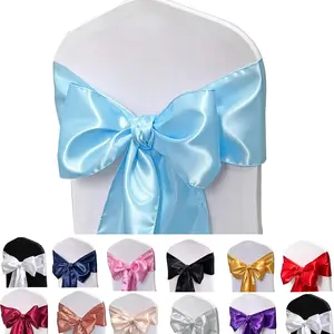 10pcs Decorative Chair Straps with Buckle Sliders, Elastic Chair Bands for Wedding Party Decoration, Birthday, Festival Events