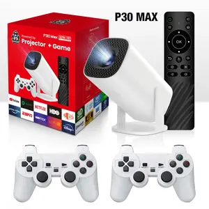 Portable 3D Game Video Projector, Android 11 WiFi 6 BT5.0 Home Theater Projector, Wireless Mini Projector with Game Function for Home Use