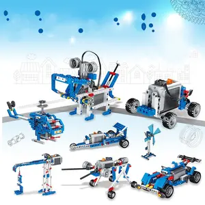 312pcs Abs Model Building Set, Build Airplane, Race Car, Crane, Robot Dog, 8 Models, Small Pieces, Gift Toy for Boys and Girls, DIY Assembly Kit, K003
