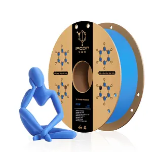 iPCON PC GF 3D Printing Filament, Glass Fiber Reinforced PC 3D Printer Filament, Low Warpage & Water Absorption PC-GF Filament With 6 Traditional Colors, Rigid & Durable, Enhanced Weather Resistance PC CF Filament For Outdoor Insulating Structural Parts