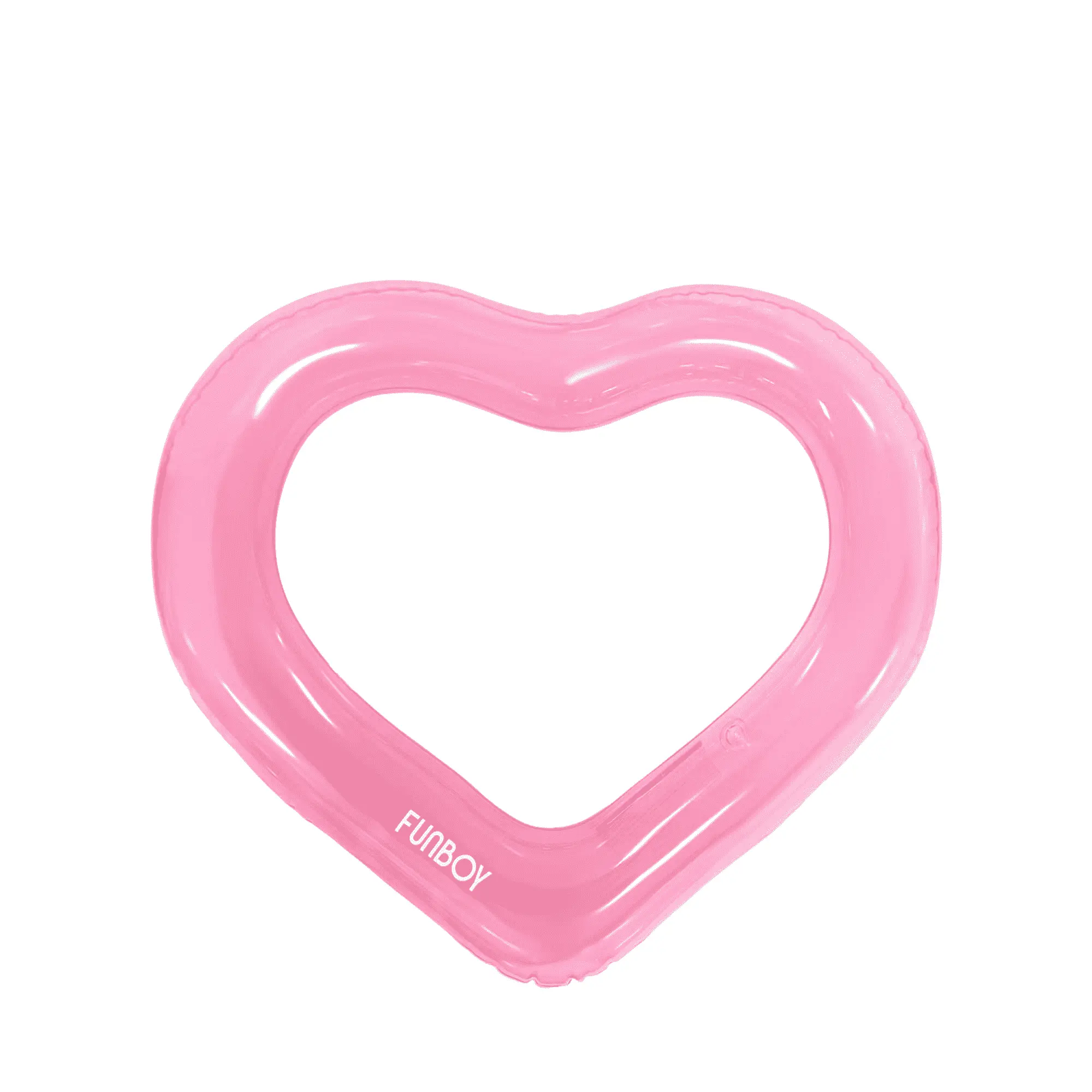 Upcycled Heart Tube Inflatable -   Made from Upcycled Production Scraps