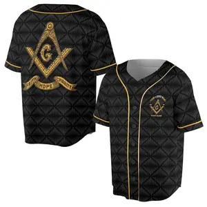 Personalized Master Mason Freemasonry Baseball Jersey S-5XL