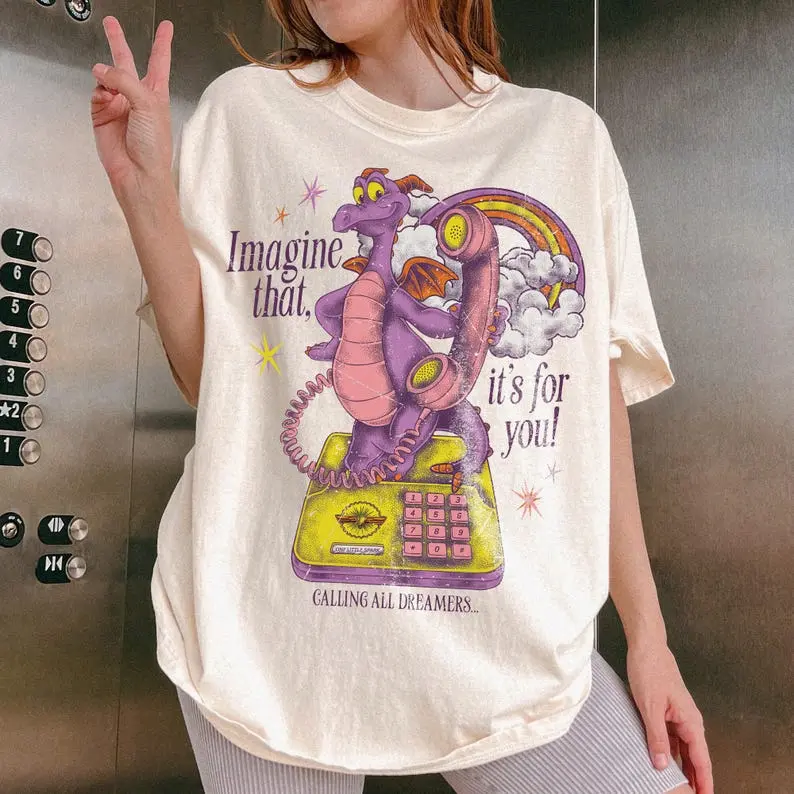 Comfort Colors Figment Shirt, Imagine That It's For You Epcot Shirt, Calling All Dreamer, Family Trip Matching Tee