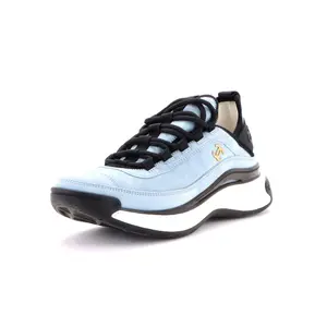 Pre-owned Chanel Women's CC Cap Toe Logo Sneakers Suede and Leather by Rebag