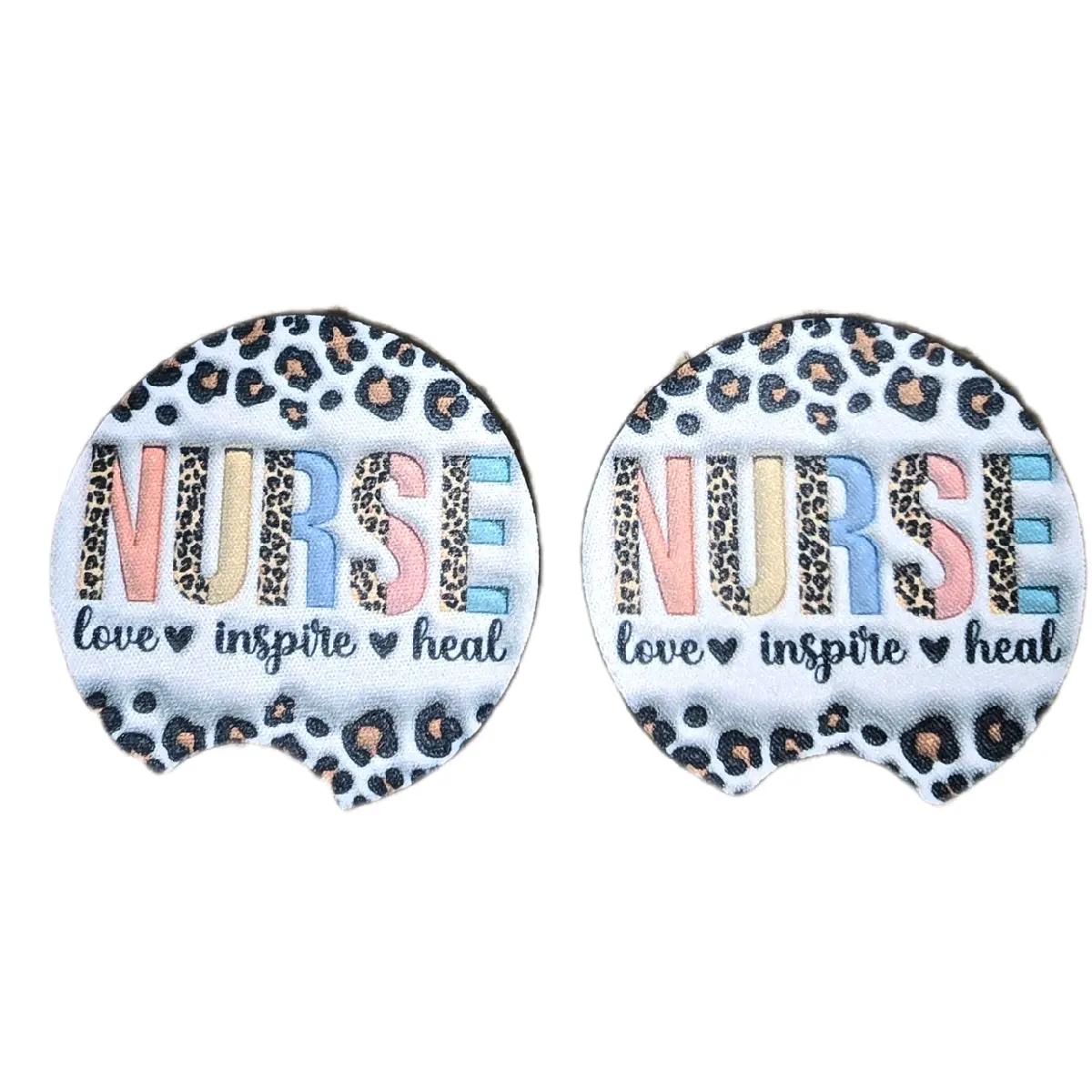 Nurse Car Coasters - Absorbent Coasters for Cup Holders