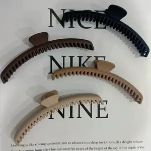 2PC SHINY ORIGINAL HOLD EVERYTHING CLAW， elegant bow hair clips accessory， no-crease acrylic barrette color hairpin