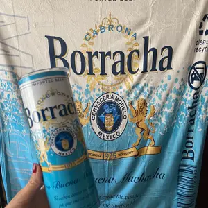 Borracha Blanket Tumbler Blue