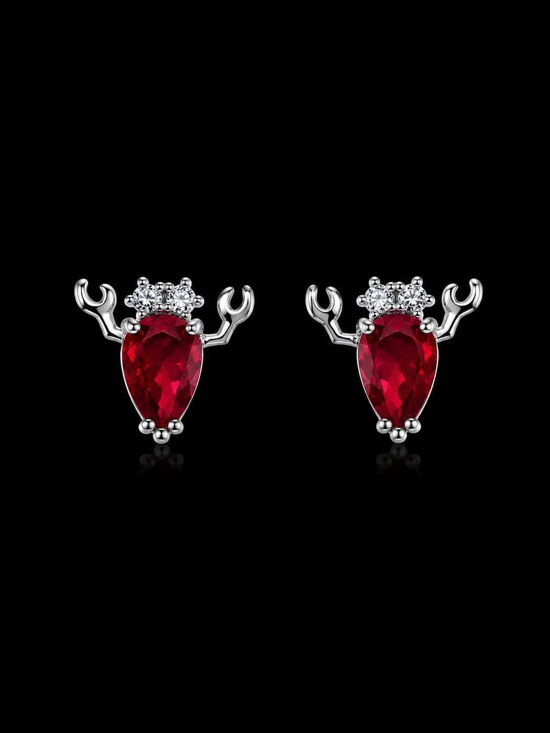 925S Crab Stud Earrings – CZ