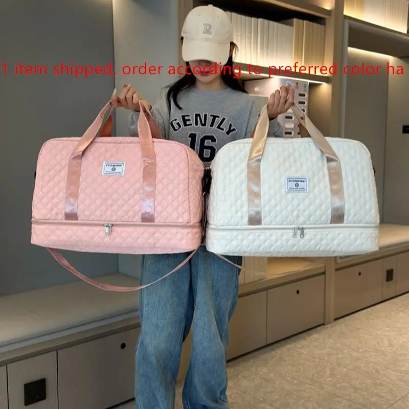 High-End Fashion Storage Bag, Dry-Wet Separation Travel Crossbody Large Capacity Luggage Bag, Stylish Business Trip Organizer, Travel Lightweight Bag, Durable Travel Bag, Travel Storage Bags, Travel Essentials