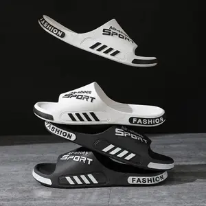 Men's Fashion Outdoor Beach Slides - PVC Men's Footwear, Comfortable Casual Shoe for Summer Shore Use