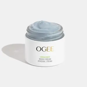 Ogee Indigo Dream Renewal Cream - Hydrating & Calming Moisture with Hyaluronic Acid & Acmella Flower for Skin Repair