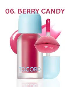 TOCOBO Juicy Berry Plumping Lip Oil 06 Berry Candy – Vegan Hydrating Gloss with Plant Oils, Non-Sticky Shine