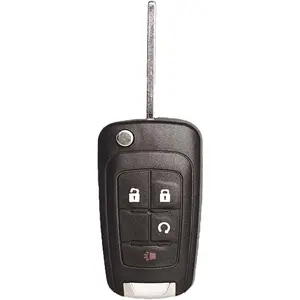 Remote Flip Key Fob Replacement Fits for GMC Terrain 2010-2021 Buick Encore 2014 2015 2016 2017 2018 Chevy Equinox Impala Sonic Keyless Entry Remote Control OHT01060512 V2T01060512 20873622