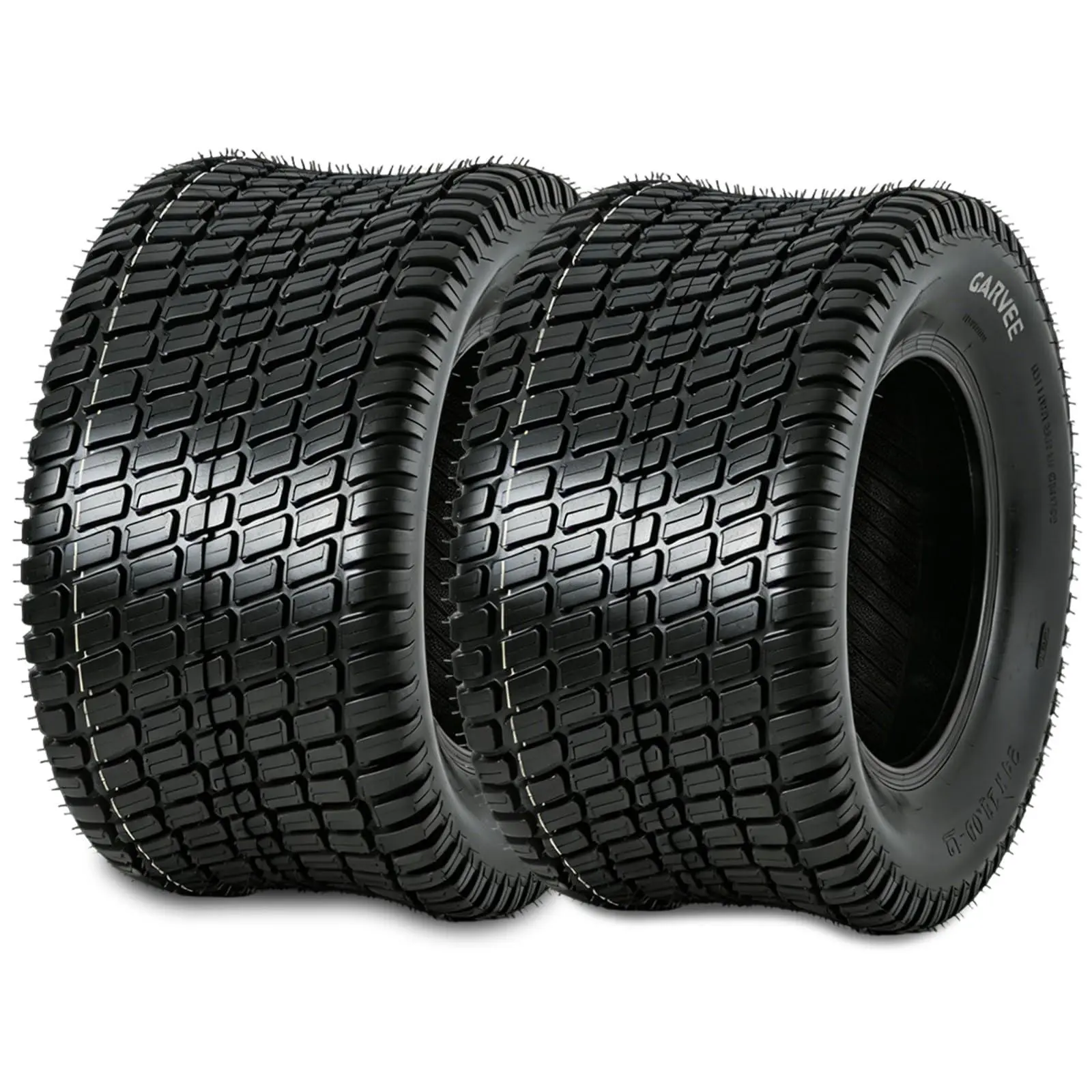 24/12-12 4-Ply Tubeless Turf Tires (Set of 2), 1700 LBS Capacity for Garden Tractor & Cart, Non-Highway Service