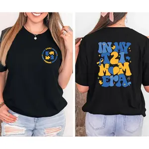 Down Syndrome Awareness T-shirt, In My T21 Mom Era T-shirt, Down Syndrome Mom Tee,  Extra Chromosome T-shirt, Support Down Syndrome T-shirt