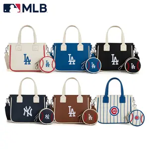 MLB Crossbody Bag with Baseball Coin Pocket for Game Day Essentials & Casual Fan Gear, Waterproof,Lightweight Shoulder Bag,Fashionable Handbag Leather Satchel,Business, Work, Travel, School, 103