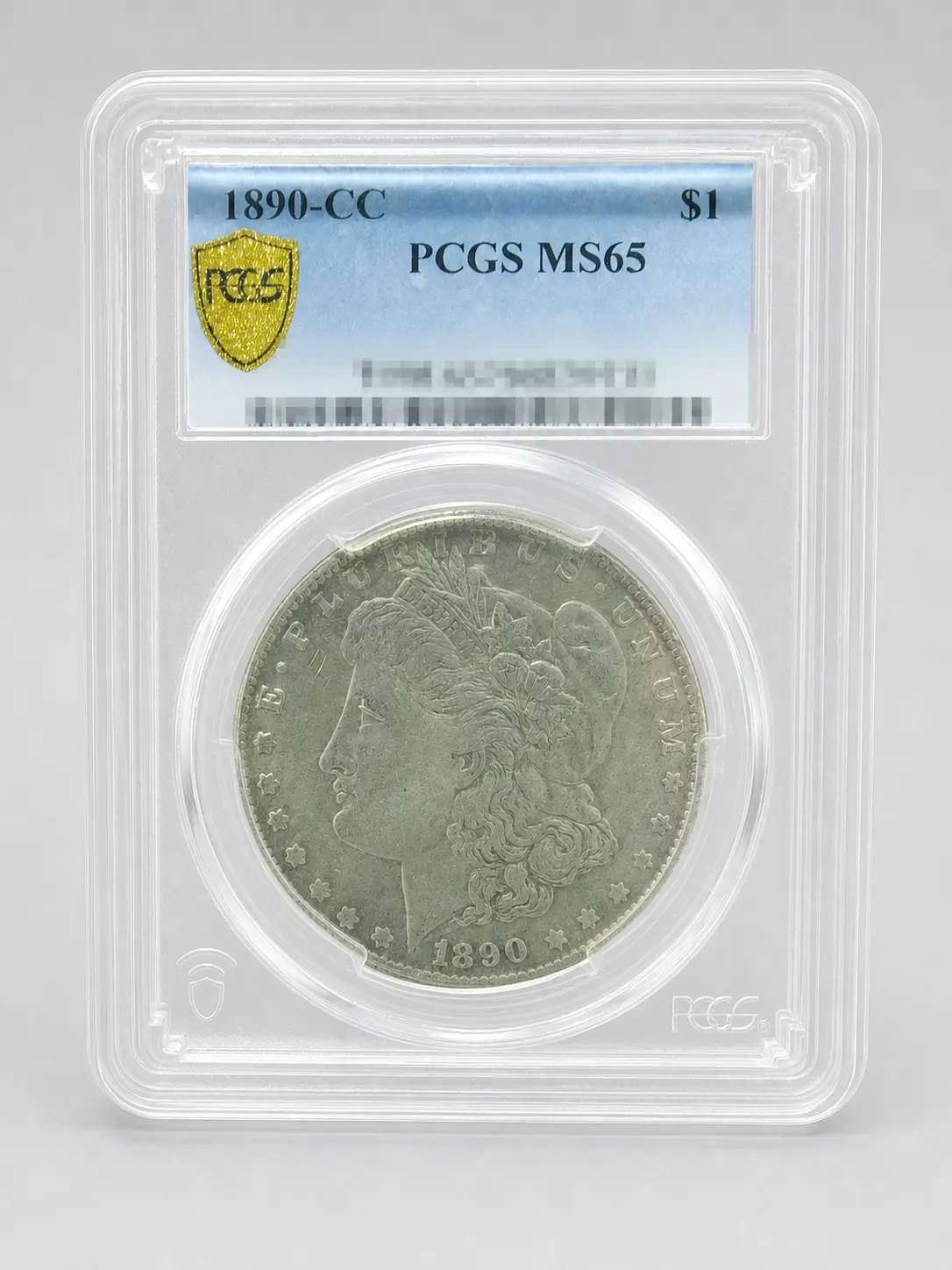 PCGS Encapsulated 1890-CC Morgan | Legendary Carson City Classic Liberty Edition