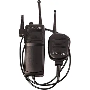 Walkie Talkie Set Prop |     Plastic Walkie Talkie Toy |     Walky Talky for Kids |     Pretend Walky Talky |     Kid Gadget Toys |     Security Dress Up Kids |     Non-Functioning Prop |     Black