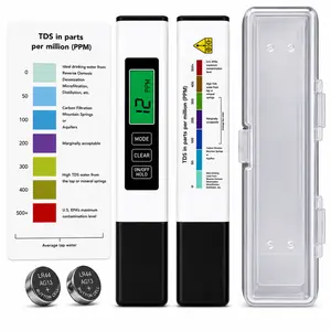 2026 All-New 4 in 1 Tds Meter Digital Water Tester - Accurate and Reliable TDS EC & Temperature(°C,°F) Meter - 0-9990ppm - Professional Testing for Drinking Water, RO/DI System, Aquariums, Pool, etc.