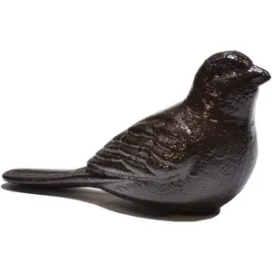 Door Stopper Wedge, Heavy Duty Cast Iron Decorative Bird Door Stops, Rustic Doorstop,  Statue (Bird)