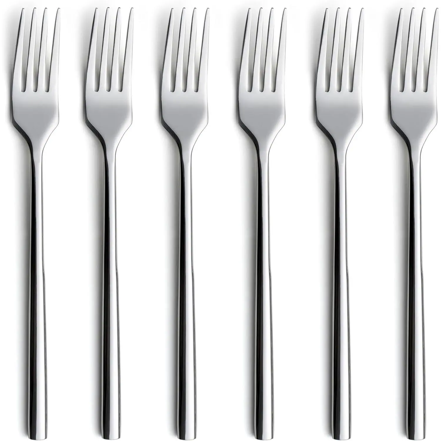 6PCS 18/8 Premium Forged Stainless Steel Silverware Cutlery Set, Includes 6 Salad Forks – Home & Festive Party Tableware Supply