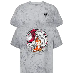 No Texas 2 Steppin' Allowed Acid Wash Graphic T-Shirt (UGA vs UT) - American Graham Apparel