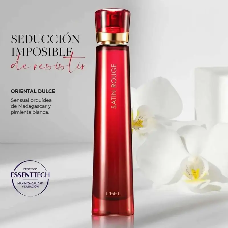 Satin Rouge Eau de perfume spray for her By LBEL imported 50 ml